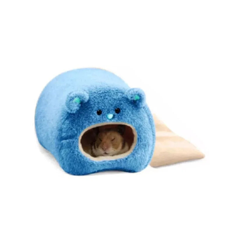 Hamster Soft Warm Bed Rat Hanging Bed Pig Squirrel Winter Pet Toy