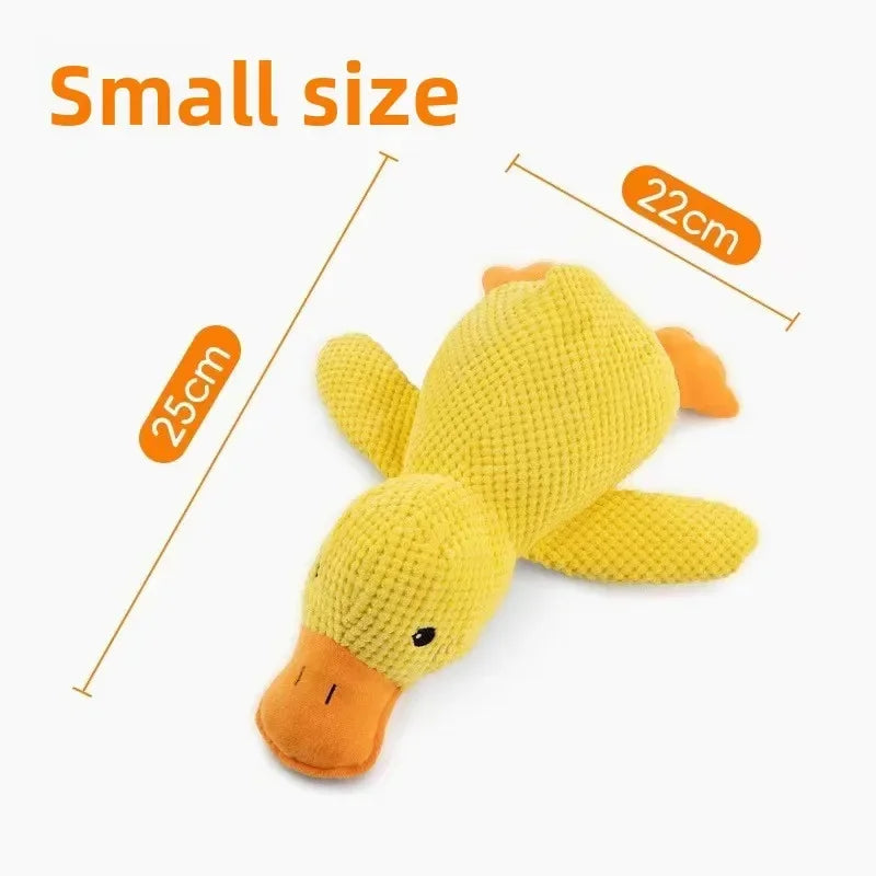 1 Things for Dogs Accessories Supplies Calming Duck Squeaky – 4 Colors