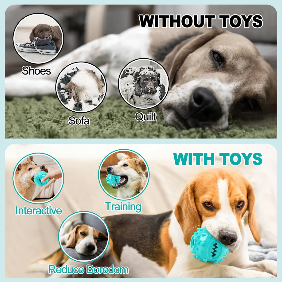 Dog Grinding Teeth Toys Chew Toys Cleaning - ProPawPet.com