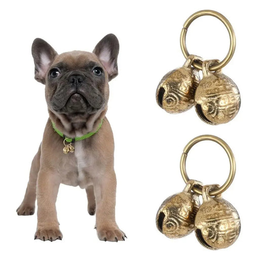 Decorative Brass Pet Collar Bells Anti Theft - ProPawPet.com