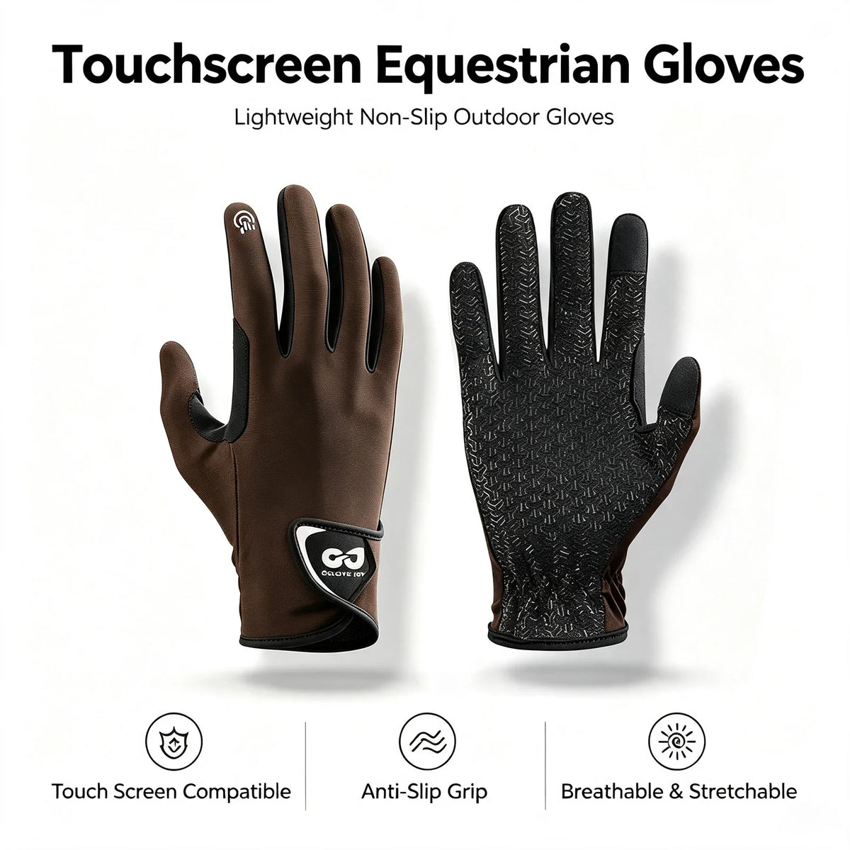 Horse Riding Gloves Non Slip Breathable - ProPawPet.com