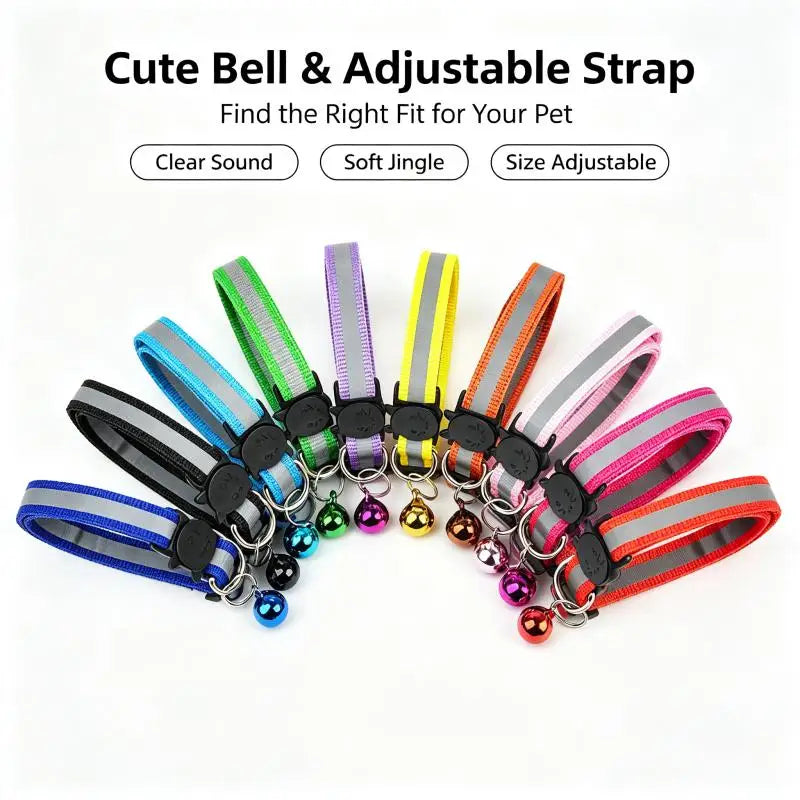 1Pcs Reflective Breakaway Cat Collars with - ProPawPet.com