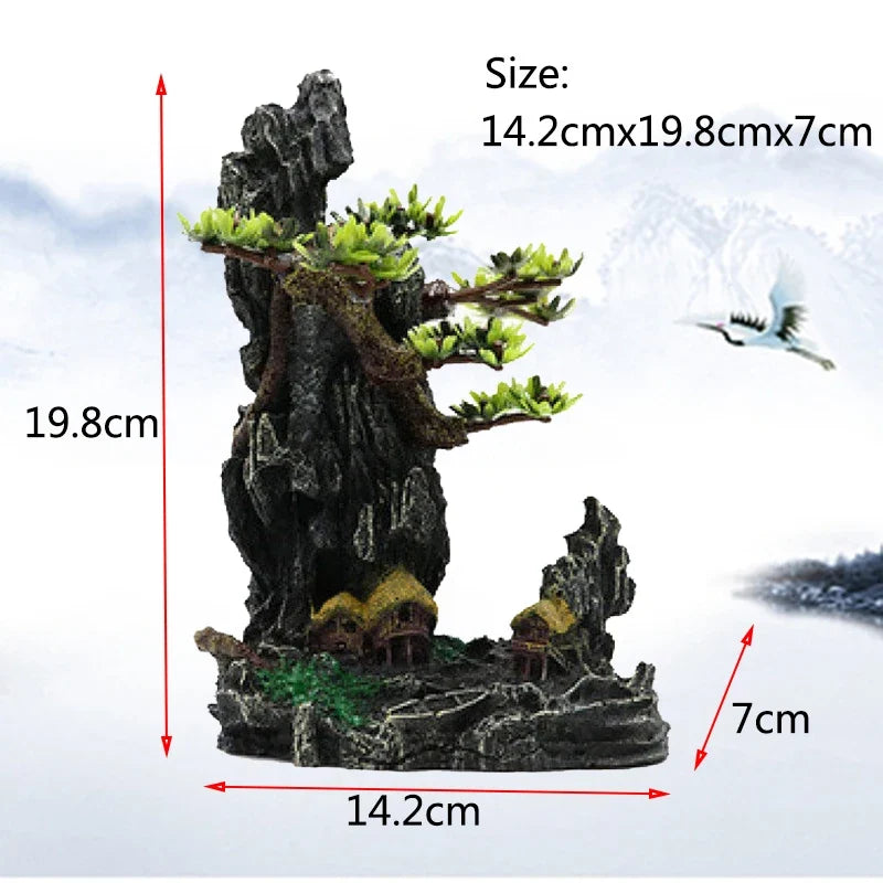 Resin Aquarium Rockery Mountain Decoration - ProPawPet.com