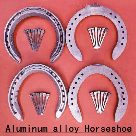 4 soles 24 nails Aluminum alloy horseshoe - ProPawPet.com