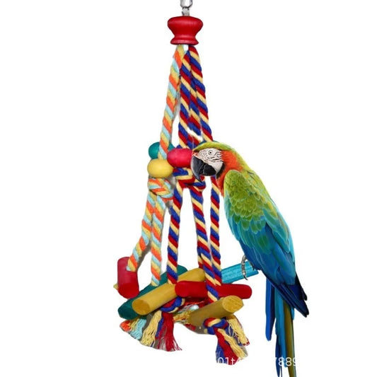 Bird Toys Parrot Toys Cotton Rope Colorful - ProPawPet.com