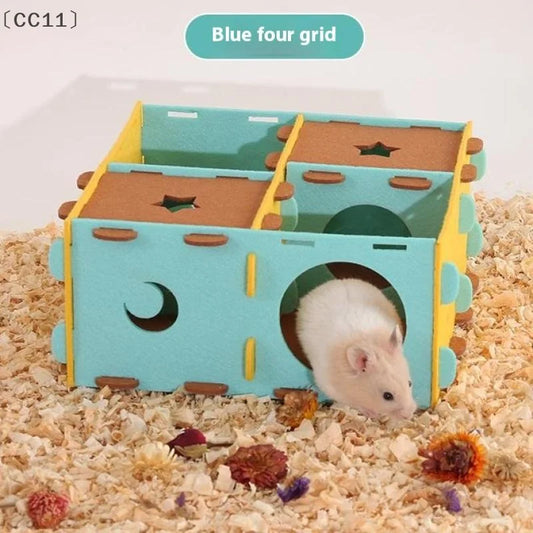 〔CC11〕Removable Felt Maze Hide Nest Hamster - ProPawPet.com