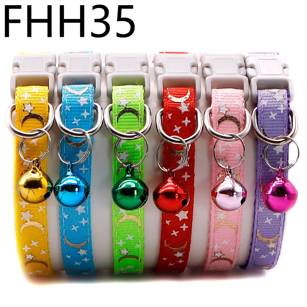 12Pcs Collars Cute with Bells Pet Necklace - ProPawPet.com