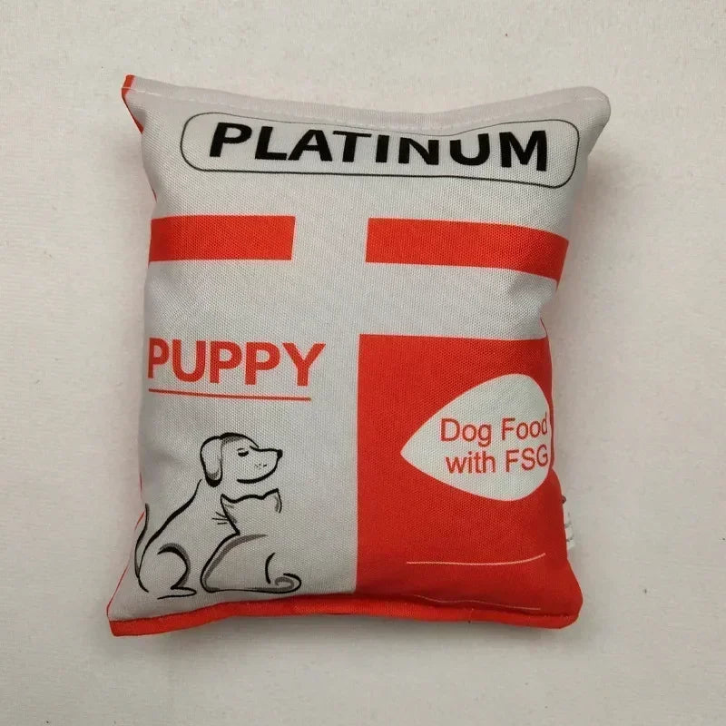 Potato Chip Bag Funny Dog Toys Plush - ProPawPet.com