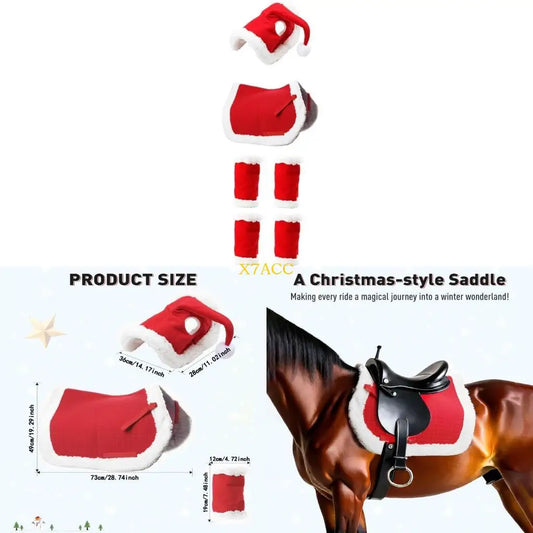 X7AC Christmas Themed Horse Leg Wraps - ProPawPet.com