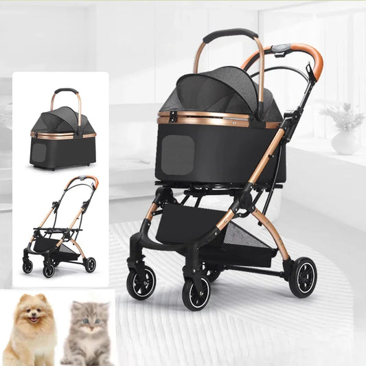 Lightweight Foldable Pet Stroller Small Dog - ProPawPet.com