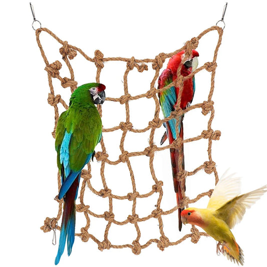40*40cm Parrot Climbing Net Bird Toy Swing - ProPawPet.com