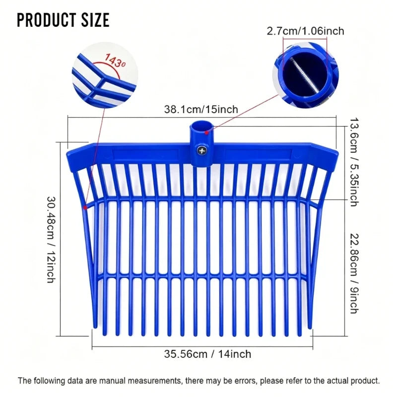 F92E Plastic Horse Manures Rake Horse - ProPawPet.com
