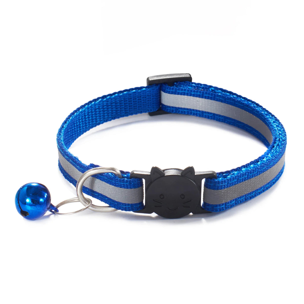 Rojeco Cat Collar with Bell Reflective Colorful Night Safety, Adjustable