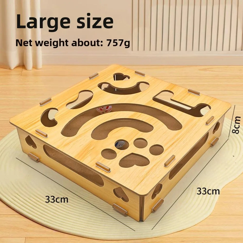 Interactive Durable with Bell Ball Cat Scratching Posts – Cat Toys & Play