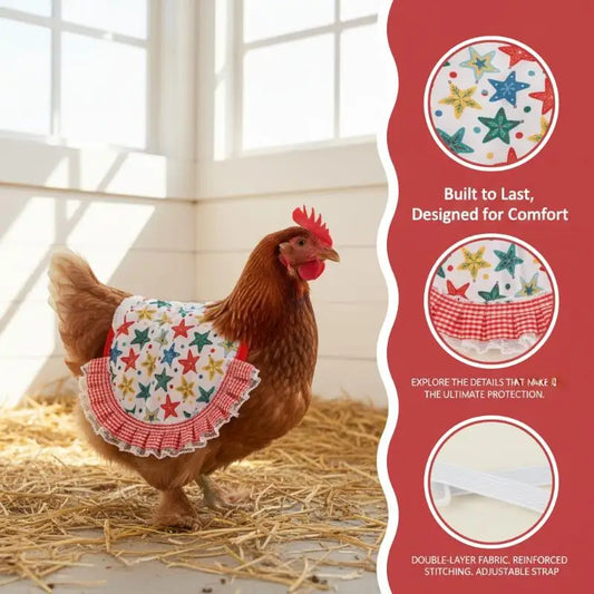 1PCS Cloth Chicken Saddle Apron Adjustable - ProPawPet.com