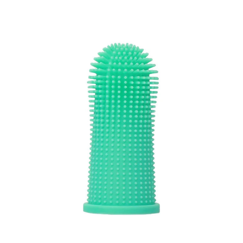 Pet Finger Toothbrush Dog & Cat Teeth Cleaning Grooming Brush