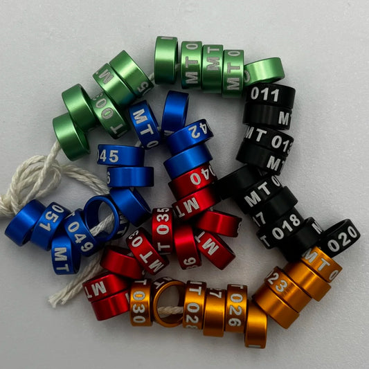 25PCS Closed Bird Leg Bands - Aluminum - - ProPawPet.com