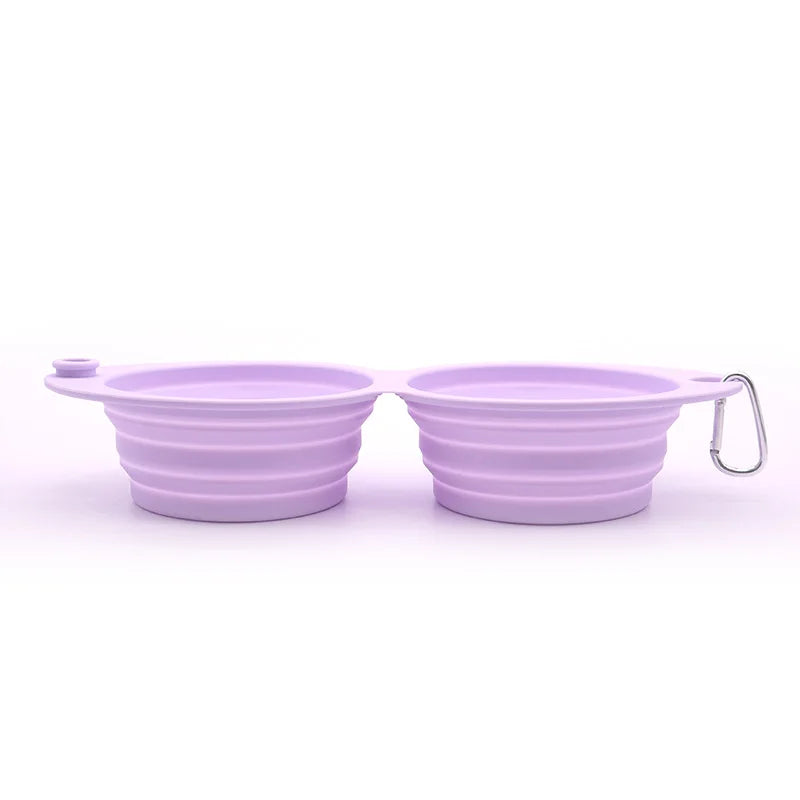 Dog Bowl, Food Food-grade Silicone Pet Folding Bowl