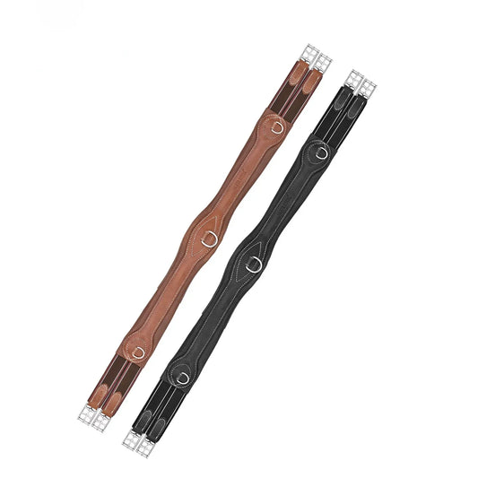 Leather English Saddle Girth Anatomic - ProPawPet.com