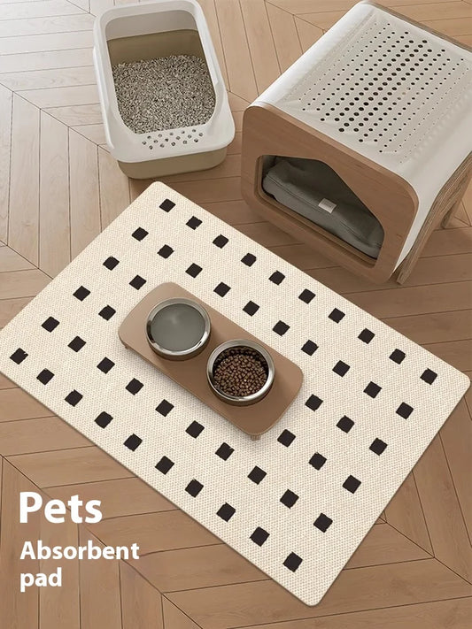 VIKAMA Pet Feeding Floor Mat, Dog Food Bowl, - ProPawPet.com