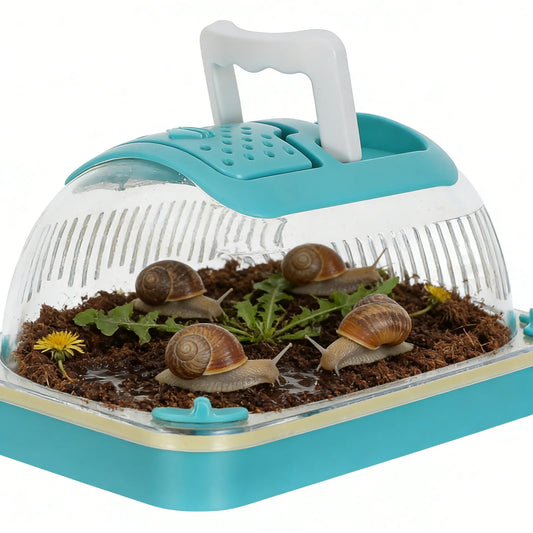 Acrylic Snail Terrarium Breeding Box Carry - ProPawPet.com