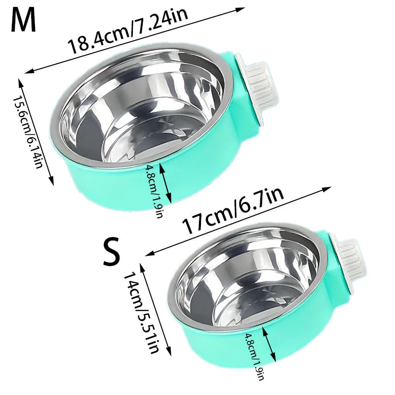 Pet Candy-Colored Stainless Steel Dog Bowl - ProPawPet.com