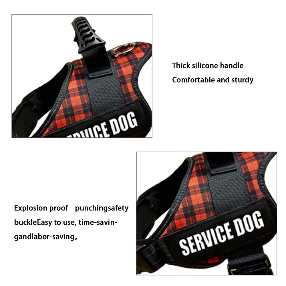 Reflective Dog Harness Vest Patch ID - ProPawPet.com