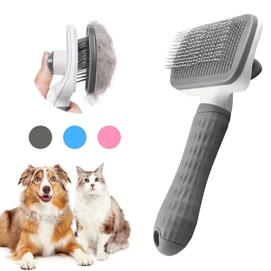 Self-cleaning Pet Hair Remove Comb Cat - ProPawPet.com