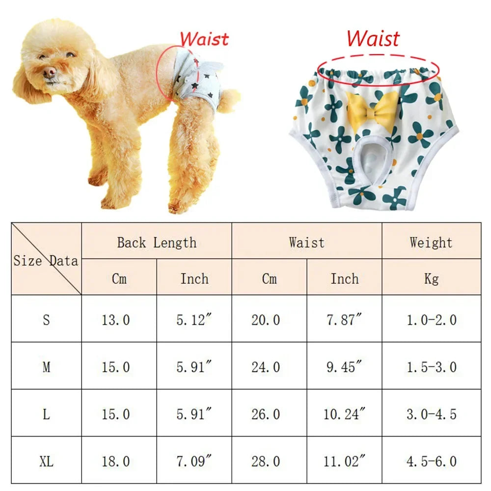 Reusable Female Pet Diaper Shorts for Small - ProPawPet.com
