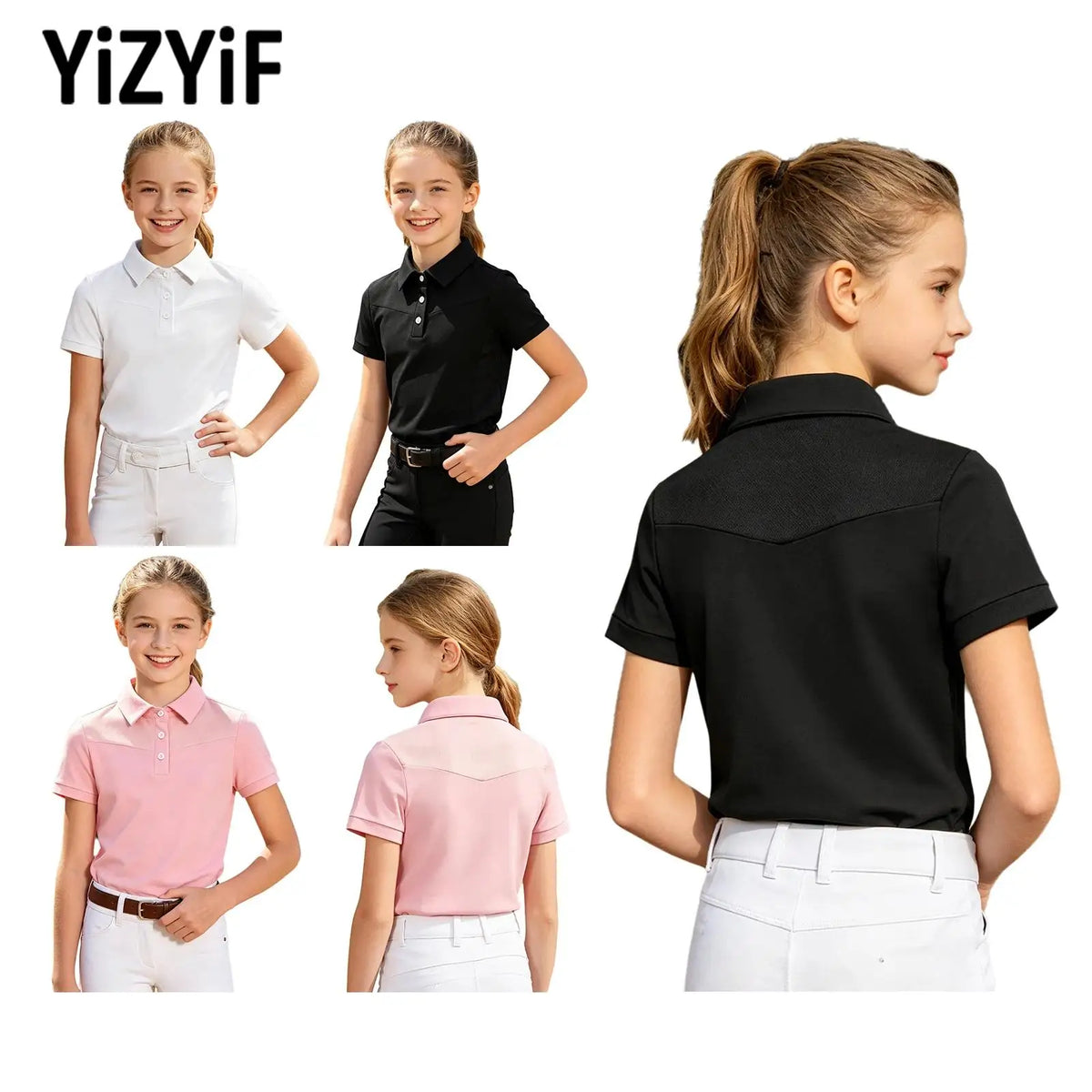 Girls Horse Riding Costume Top Turn Down - ProPawPet.com