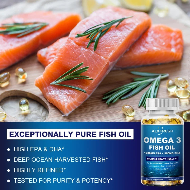 Alxfresh Wild Caught Omega 3 Fish Oil - ProPawPet.com