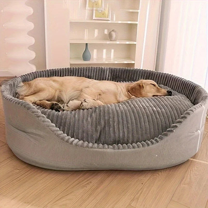 Deluxe Oval Dog Bed - Double-Sided Washable - ProPawPet.com