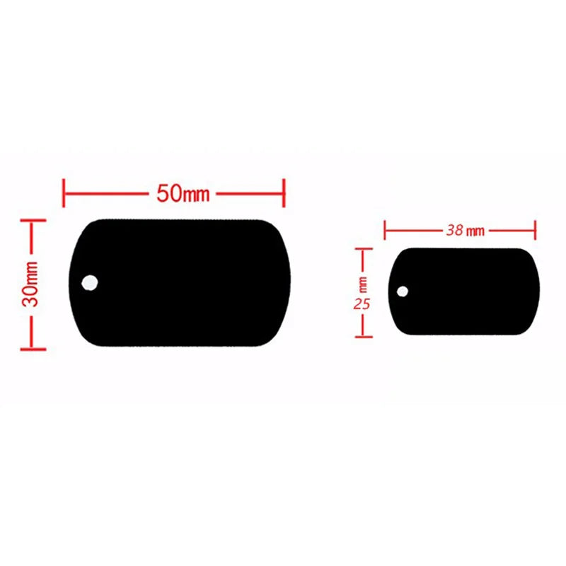 Pet ID Dog Tag Aluminum Military Army ID – photo 3