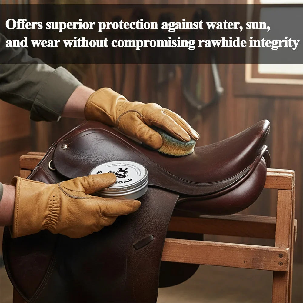 Natural Leather Saddle Maintenance and Care Cream Deep for Horses – photo 2
