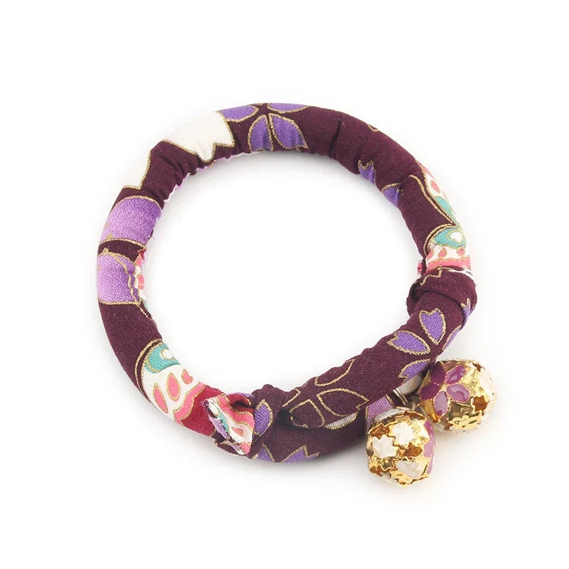 Sakura Japanese Cute Cat Collar With Bell - ProPawPet.com