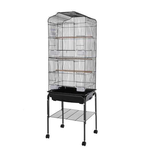 Large Bird Cage with Stand & Wheels, - ProPawPet.com