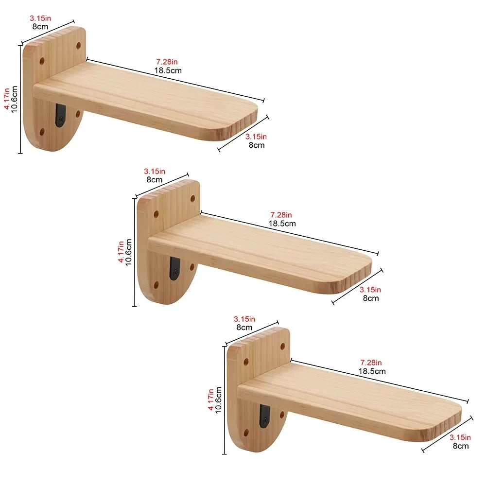 Wood 39.4in Wall-mounted Cat Roped Bridge for Indoor Steps – photo 10