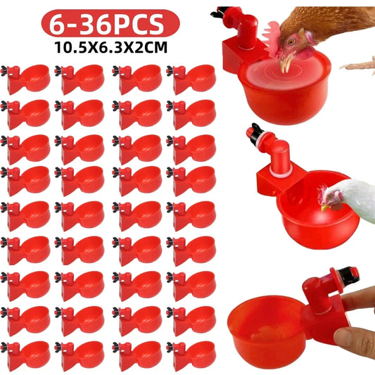 6-36Pcs Chicken Duck Drinking Cup Automatic - ProPawPet.com