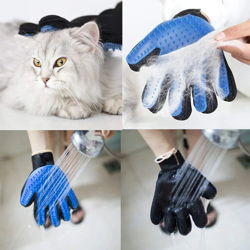 DualPet Pet Grooming Glove for Dog Cats - ProPawPet.com