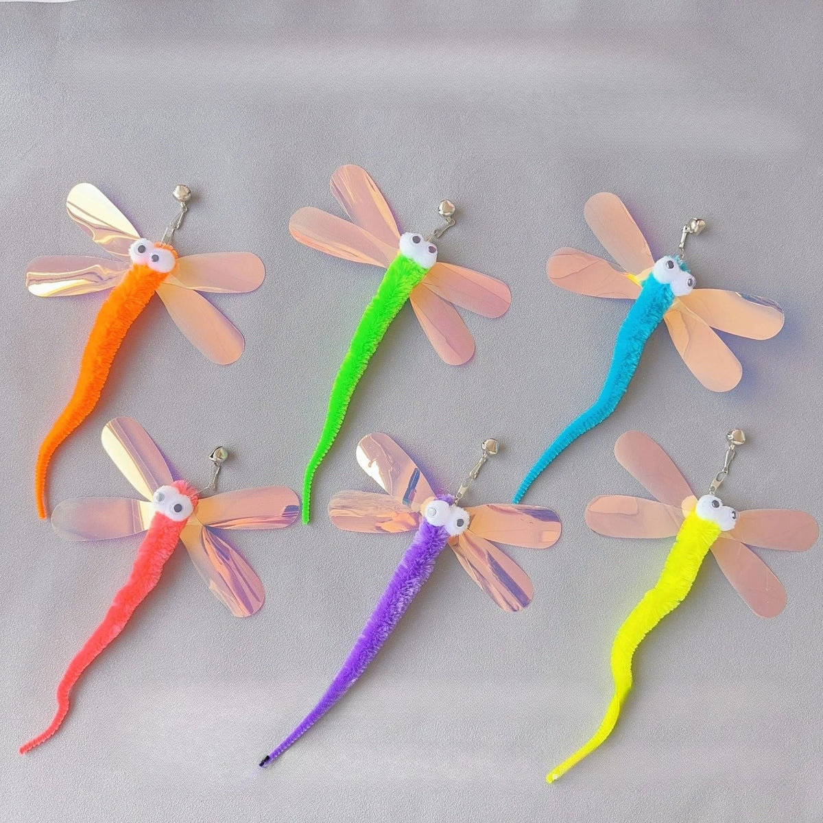 2pcs/3pcs Plush Dragonfly Cat Toy Training - ProPawPet.com