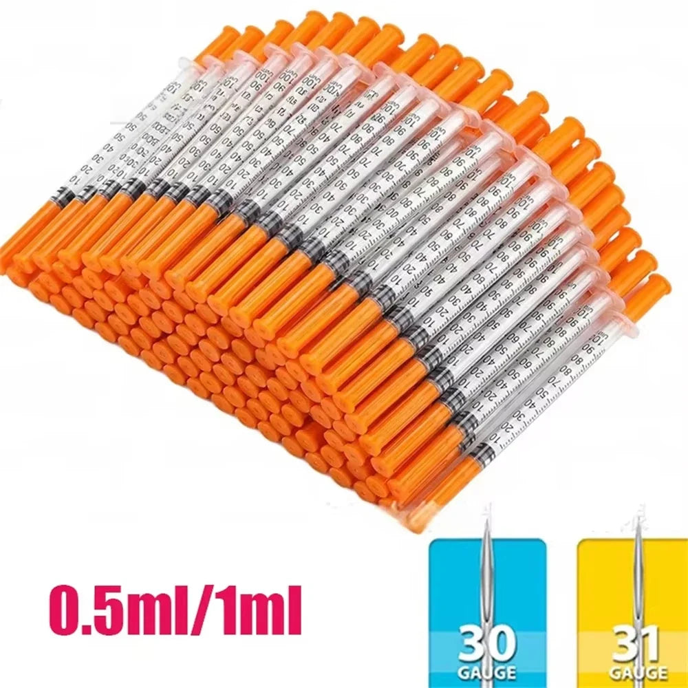 100/50/10Pcs 0.5ml 1ml 30G Disposable - ProPawPet.com