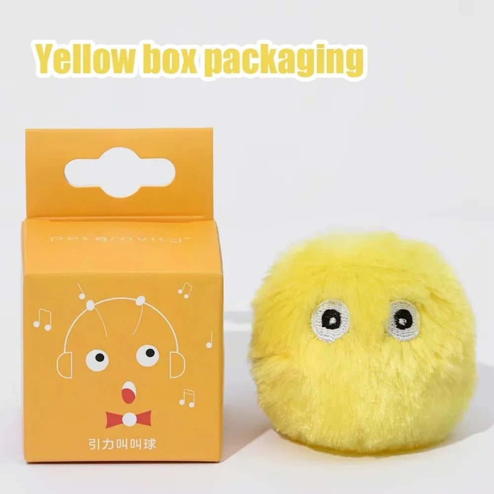 Interactive Smart Ball Plaything Plush Electric Catnip Sound Squeaky – 3 Colors