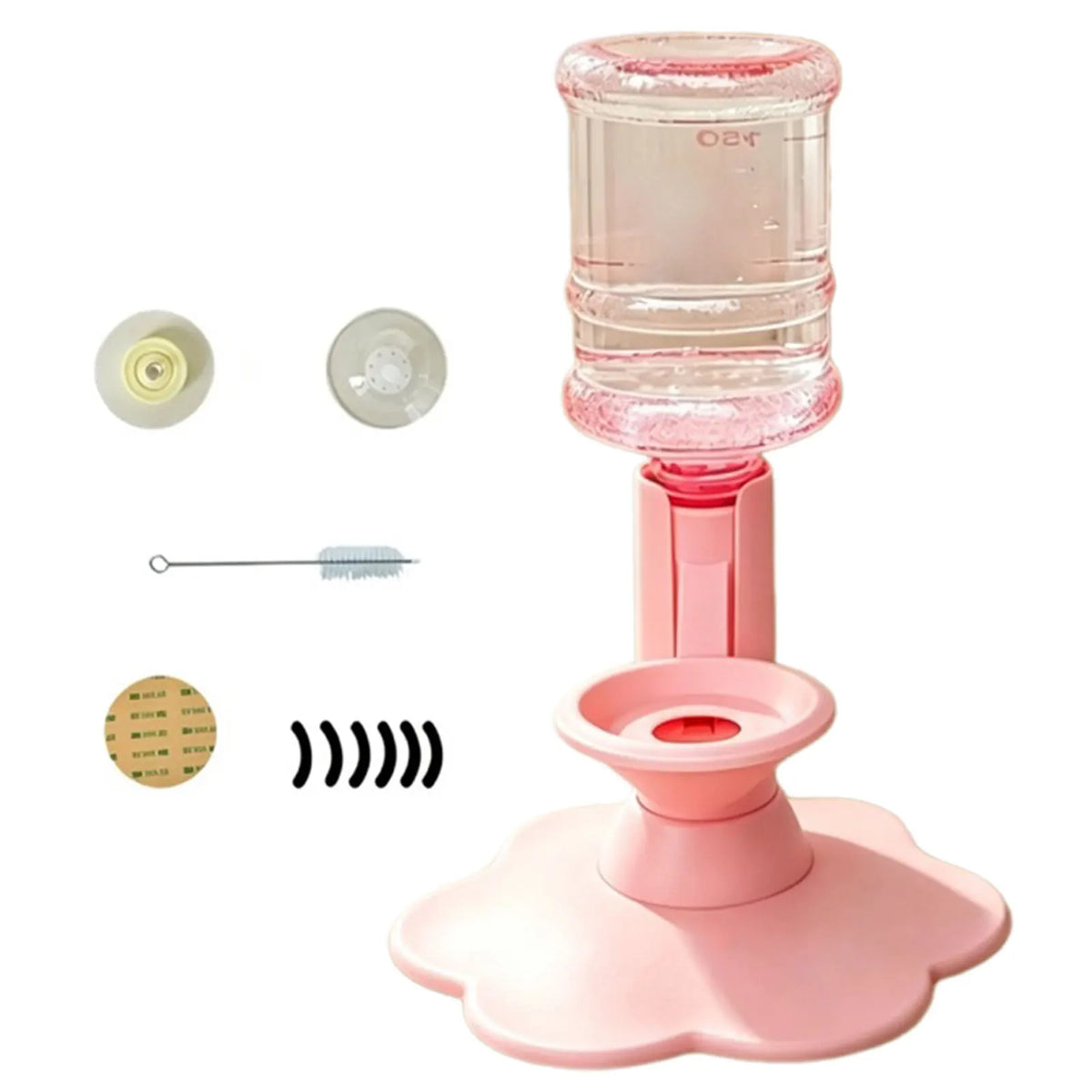 Adjustable Elevated Gravitys Pet Automatic Water Dispenser – 4 Colors