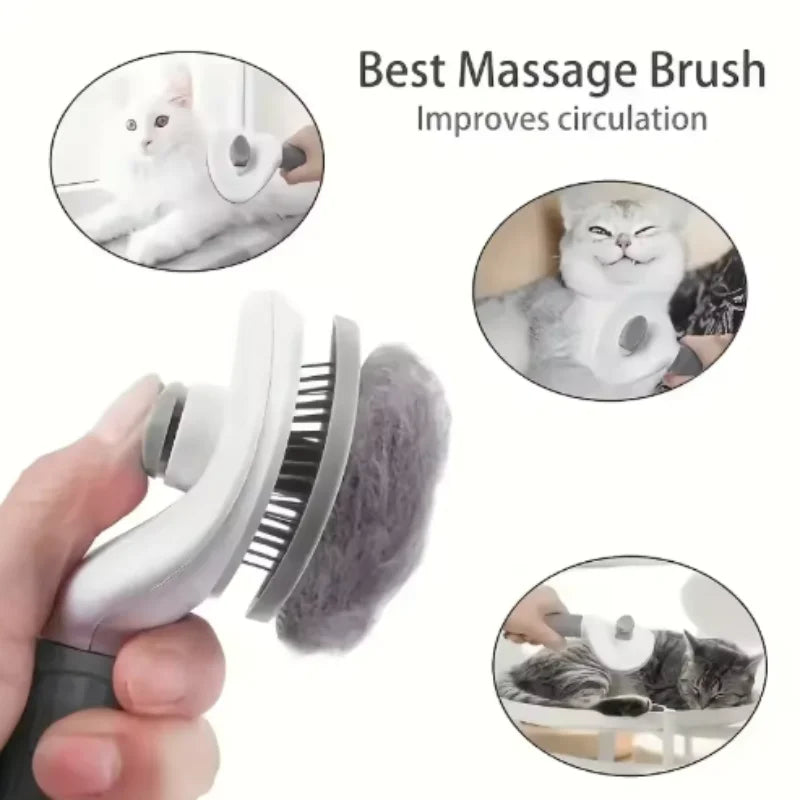 New Pet Dog Brush Cat Comb Self Cleaning Pet - ProPawPet.com