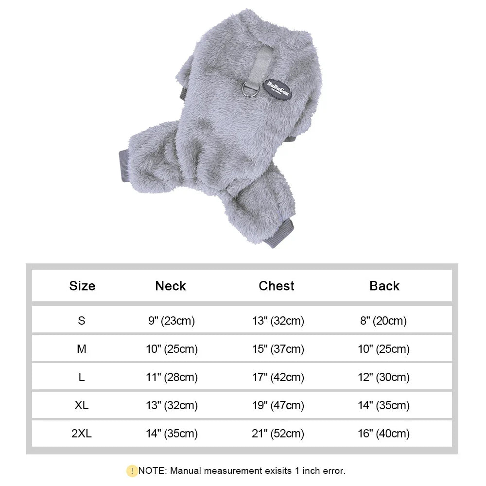 Soft Coral Fleece Pet Clothes Warm Dog Vest - ProPawPet.com