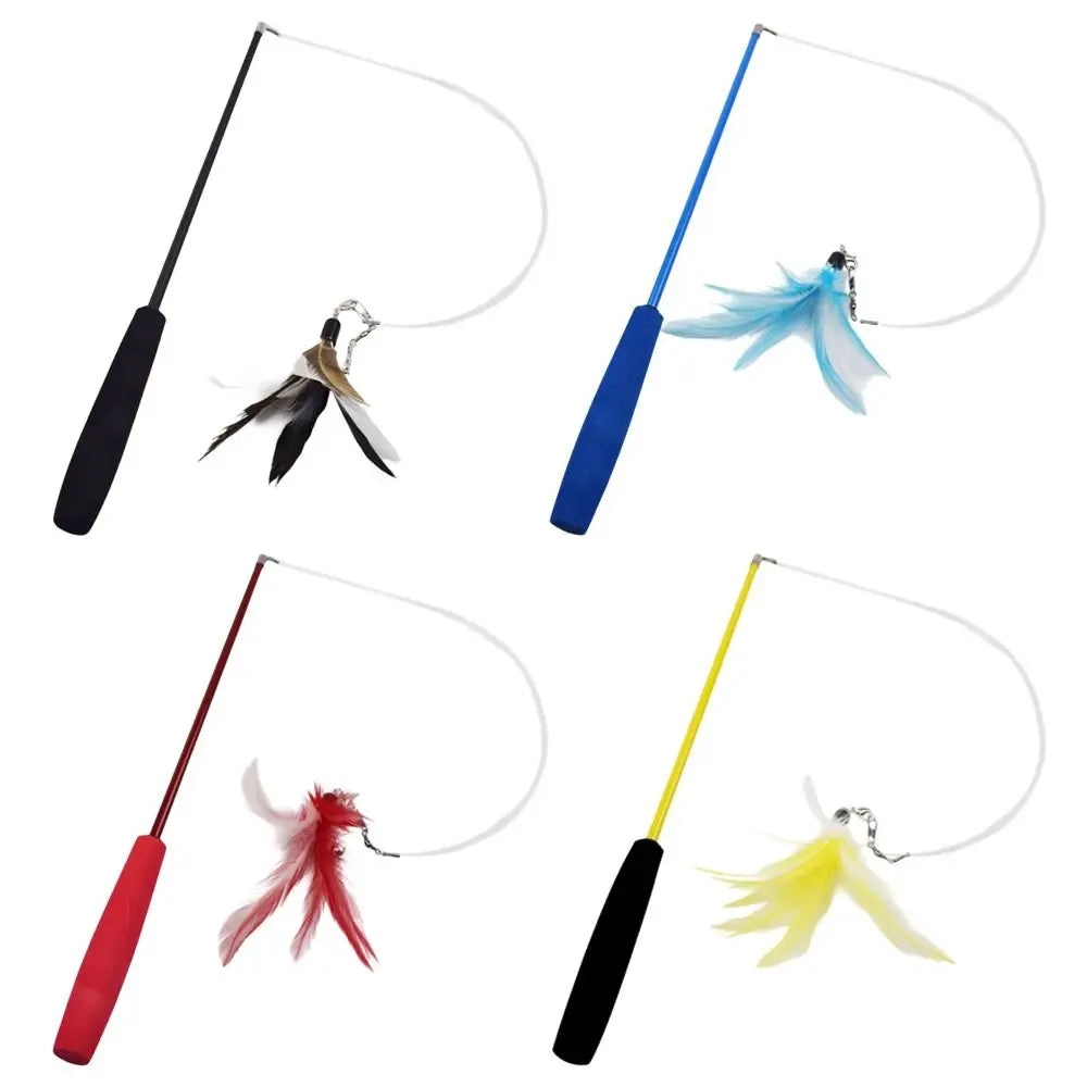 Durable 3-section Cat Teaser Wands - ProPawPet.com