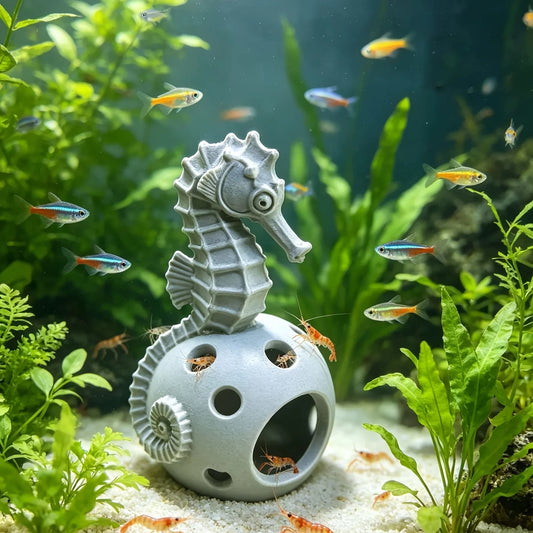 Seahorse Hole Fish Shrimp Hideout Caves 3D - ProPawPet.com
