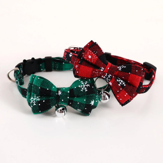 Pet Breakaway Cat Collar Bow Tie And Bell - ProPawPet.com