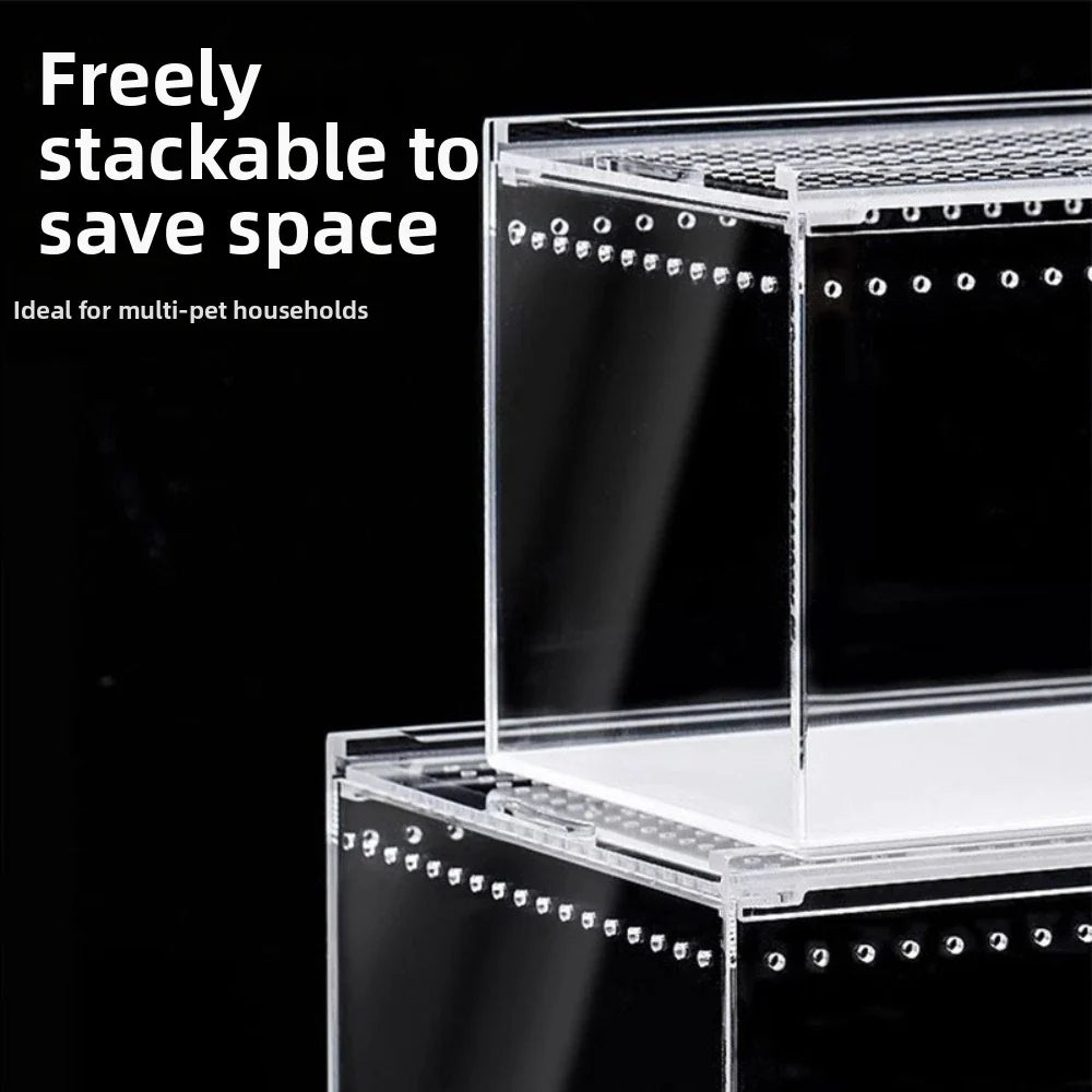 Transparent Reptiles Terrarium Acrylic Easy - ProPawPet.com