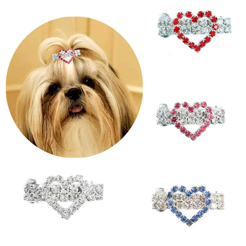 Fashion Crystal Rhinestone Dog Hair Clip - ProPawPet.com